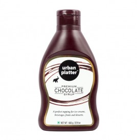 Urban Platter Premium Chocolate Syrup   Plastic Bottle  650 grams